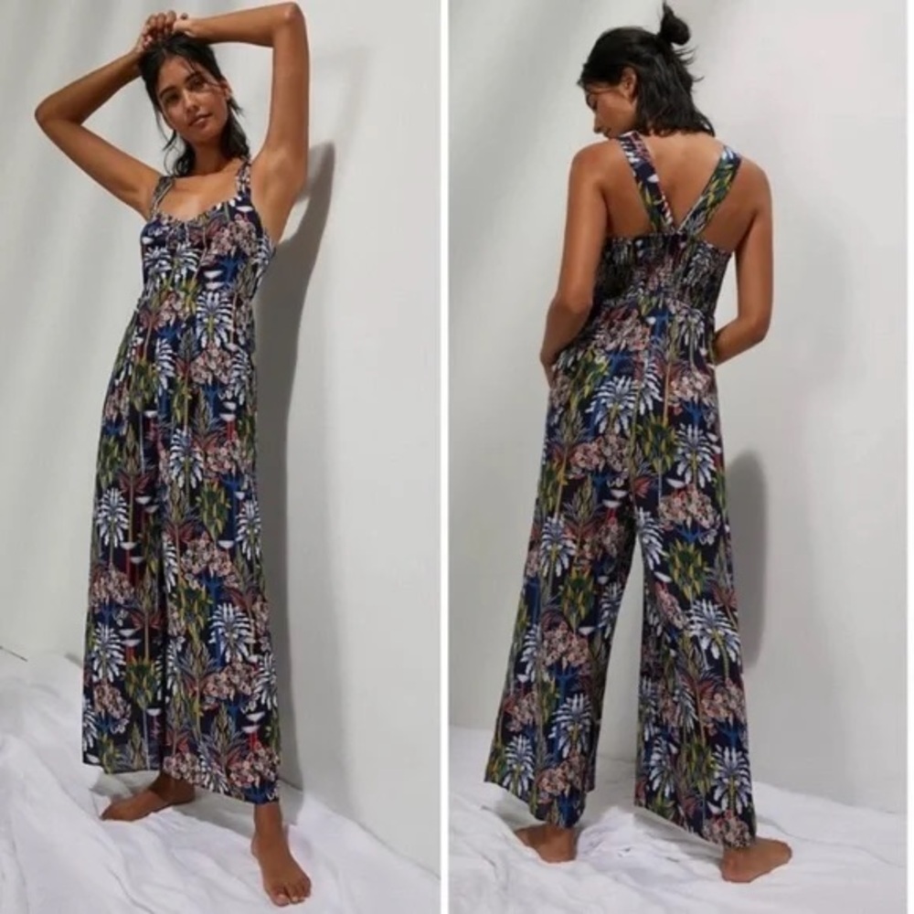 Anthropologie Lala Wide Leg Jumpsuit